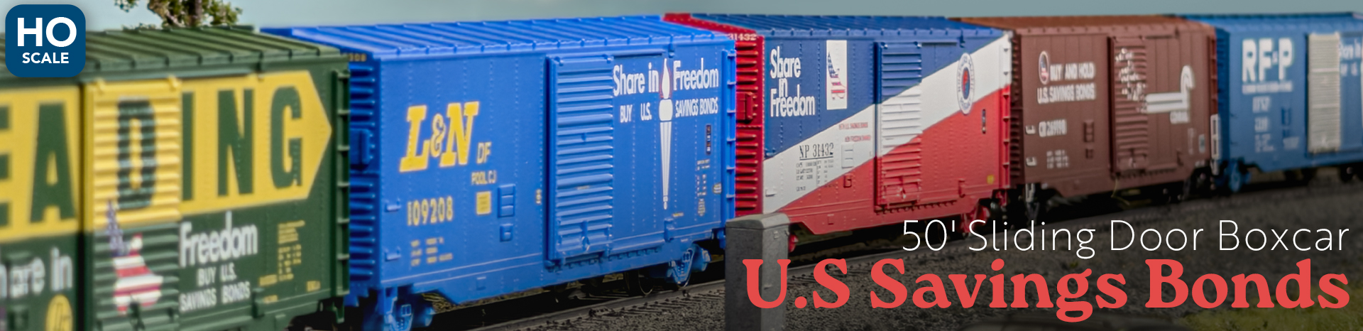 (image for) Savings Bonds Boxcars